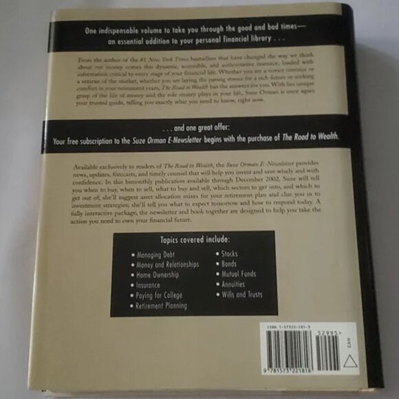 The Road To Wealth by Suze Orman - Picture 2 of 2